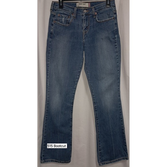 Levi's 515 Bootcut, Size 4 Med., Light‎ Blue, 99% cotton, 1% spandex - Picture 1 of 8